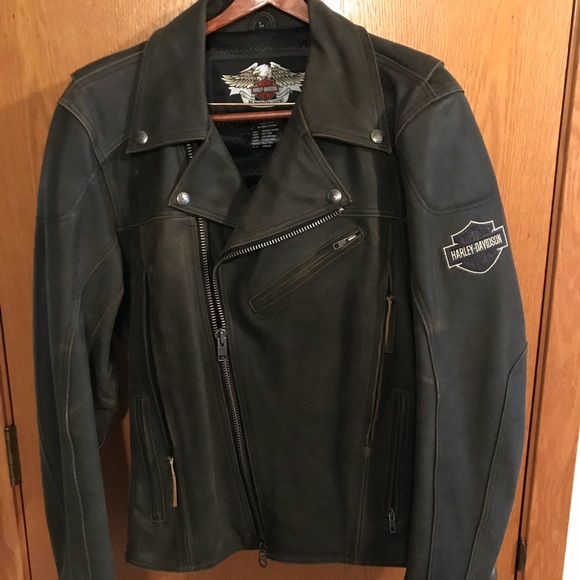 Leather Men’s Harley Davidson Jacket - Picture 1 of 5